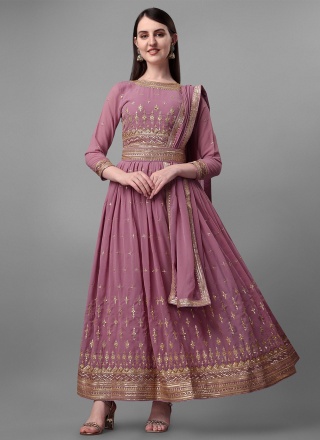 Pink Color Anarkali Suit