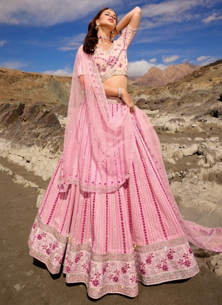 Pink Color Lehenga Choli