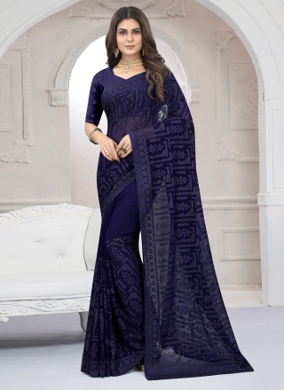 Praiseworthy Georgette Designer Saree