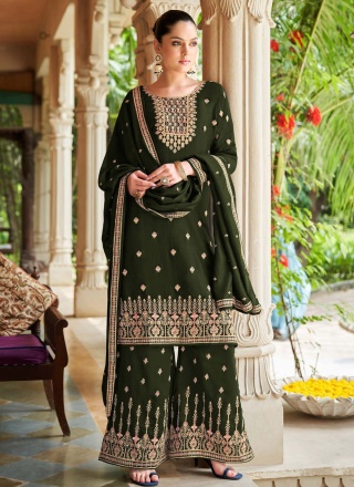 Princely Embroidered Palazzo Salwar Kameez