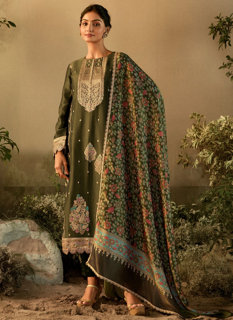 Prodigious Tissue Trendy Salwar Suit