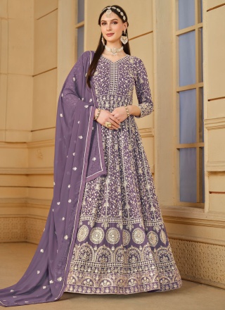 Renowned Faux Georgette Party Salwar Suit