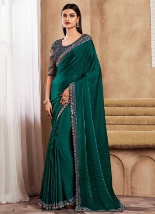 Royal Rama Party Classic Saree