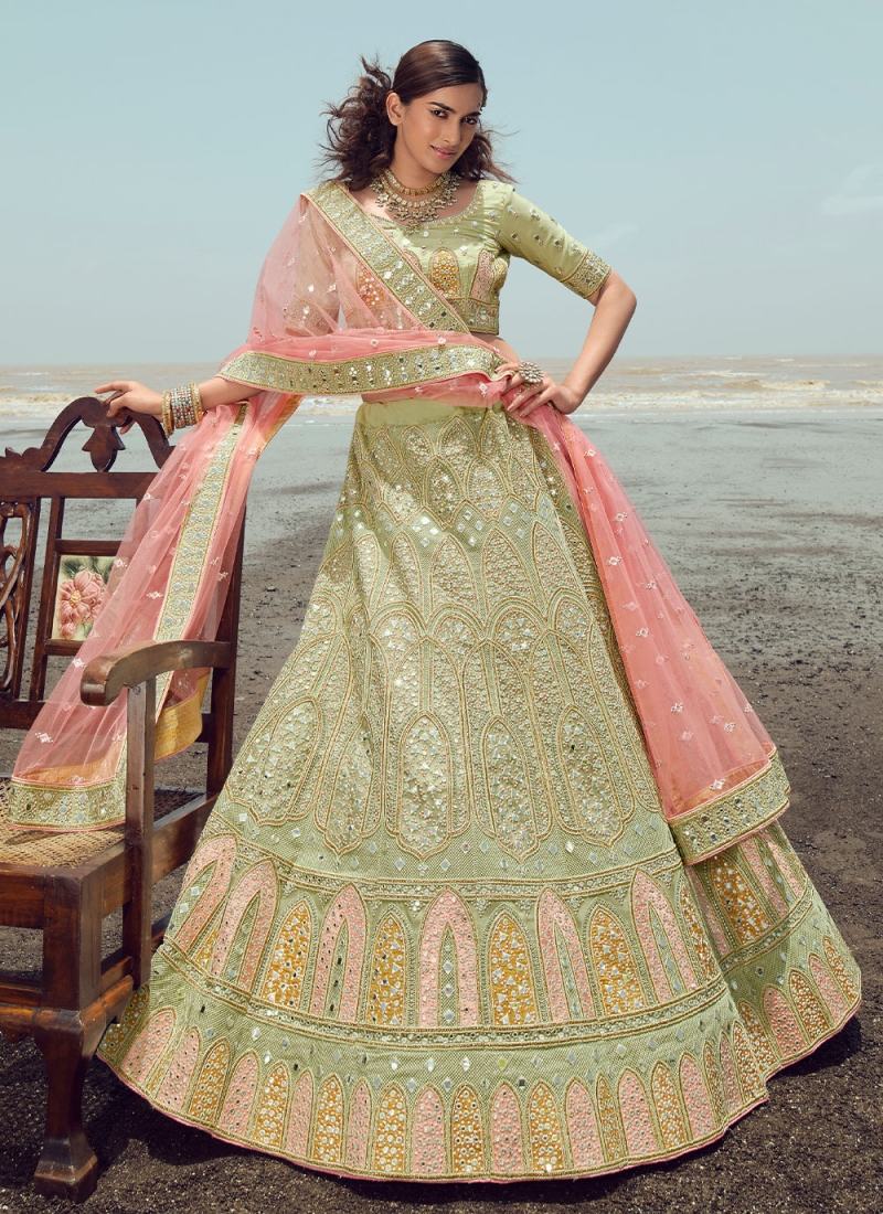 Sensational Organza Reception Designer Lehenga Choli