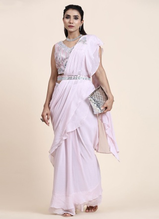 Sensible Ruffle Traditional Saree