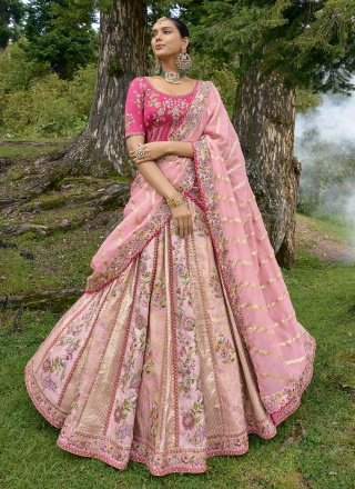 Silk Embroidered Lehenga Choli