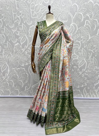 Silk Weaving Multi Colour Classic Saree