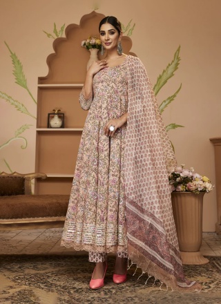 Snazzy Cotton Festival Designer Salwar Kameez