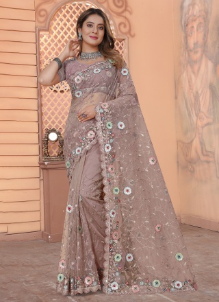 Sophisticated Lavender Party Classic Saree