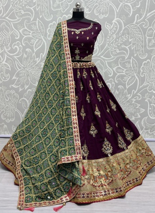 Sorcerous Silk Wedding Trendy Lehenga Choli