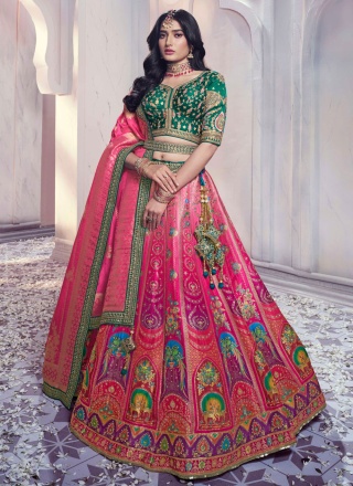 Spellbinding Silk Engagement Lehenga Choli