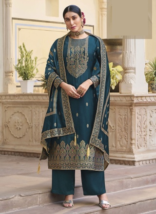 Splendid Silk Palazzo Salwar Kameez