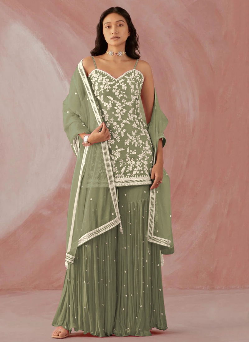Staring Embroidered Salwar Suit