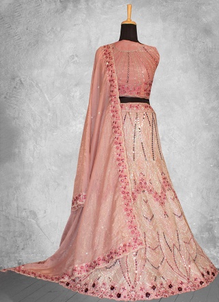 Staring Pink Trendy Lehenga Choli