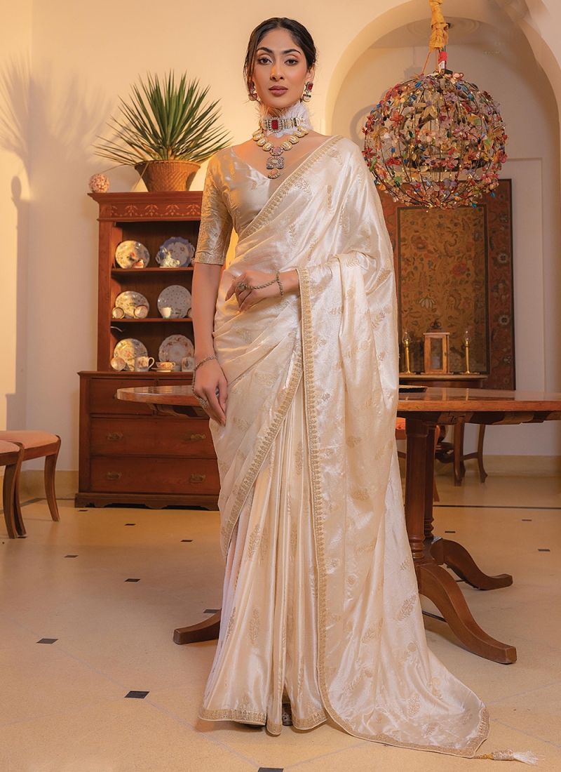 Sterling Embroidered Viscose Saree