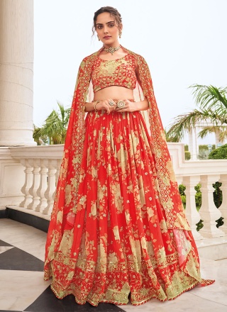 Striking Trendy Lehenga Choli For Engagement