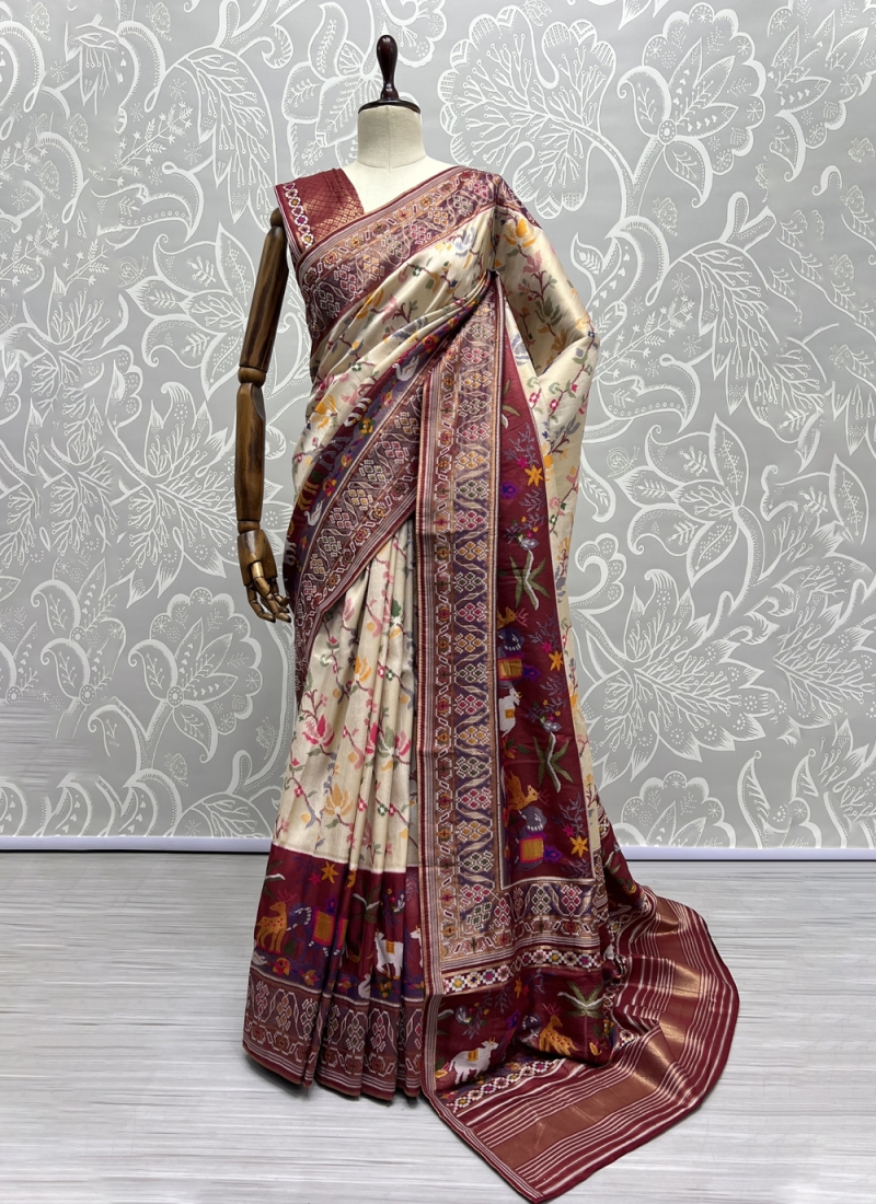 Stupendous Silk Contemporary Saree