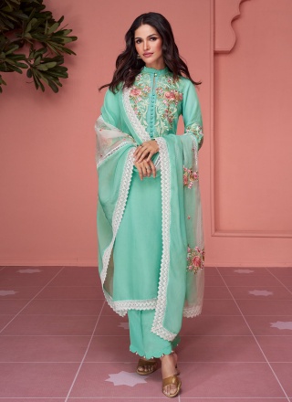 Surpassing Resham Wedding Readymade Salwar Kameez